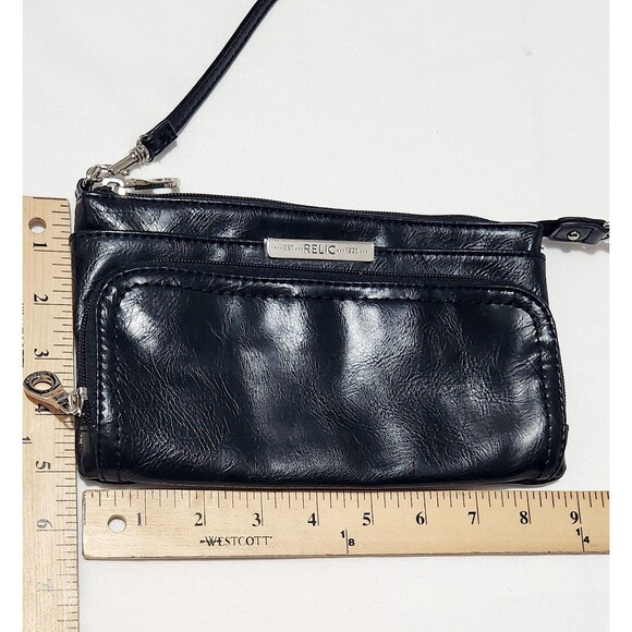RELIC by Fossil Black Crossbody Bag Shoulder Bag Clean purse - Picture 11 of 12